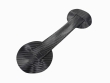 Handgreep PVC met lijmpads / Carbon